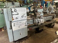 25" x 60" Toolmex #TUR630M, engine lathe, 4" hole, inch/metric threading, 1994