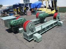 Romar heavy duty welding turning rolls with idler