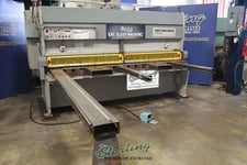 1/2" x 10' SMT Pullmax #GSA-430, hydraulic power shear, squaring arm, material supports w/ball roller