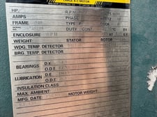 700 HP 873 RPM Reliance, Frame 6840, weather protected enclosure type 2, SB, 1.15 service factor, double