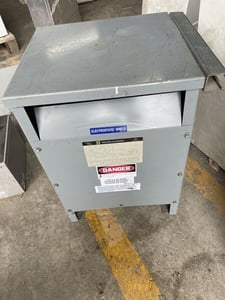 15 KVA 208 Primary, 120/240 Secondary, Square D, Transformer, Insulated, 72/125/62.5 Amps, Class AA
