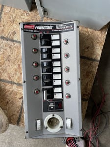 Image for Coleman Powermate, PA0650080, Generator Transfer Switch, 30 Amps, 120/240 V