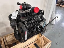 125 HP Cummins #4BT3.9, Engine Assembly, sound attenuated enclosure 3, new