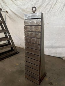 18" x 72" x 20" T-Slotted Angle Plate, 13 T-slots
