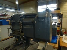 Bruderer #BBV-190/85, left-hand attachment, mechanical feed length adj. via spindle, PTO shaft protection