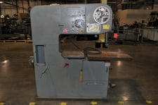 36" x 13" DoAll #36-13-20, vertical band saw, 5200 FPM, work light