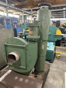 Chicago #H2-10-215, air blower, 10 HP, 16-1/2" blade diameter, 150° inlet temp., #29361