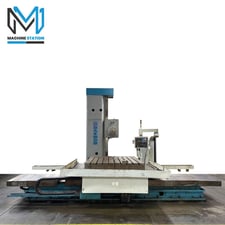 5.1" Daewoo Doosan #DNB-130R, CNC horizontal boring mill table type, 78.7" X, 62.9" Y, 43.3" Z, 2000 RPM