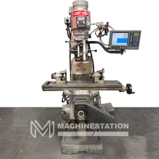 Kent #KTM-3VS, CNC vertical mill, 9" x42" tbl., 3 HP, R-8, 35" X, 12" Y, 15" Z, variable speed, Acu-Rite