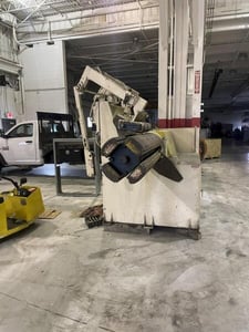 20000 lb. Rowe, reel & powered straightener, 50" width, .078" thickness, 72" OD