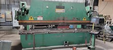 175 Ton, Accurpress #717512, hydraulic CNC press brake, 12' overall, 124" between housing, 8" stroke