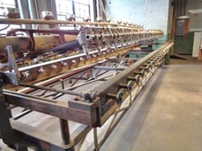 Minnesota #24-8, carving machine, 24-spindles, 8" btwn centers, 72" length capacity, manual table elevation