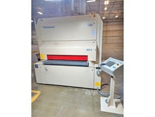 Image for 53" Heesemann #MFA-8D wide belt sander, 4 heads, veneer/sealer sanding, vari-speed abrasive belt, 2002
