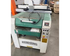 24.8" Panhans #436, single surface planer, 1/8" to 10" opening, 4 knife, 10 HP, 43" x21" table, 2001
