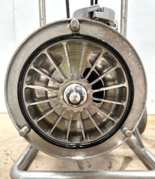 60 GPM, Fristam #FZX2100, Stainless Steel liquid ring horizontal centrifugal pump, 2" inlet/outlet, 3 HP