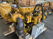 600 HP Caterpillar #C18, diesel marine engine, 1800 RPM, sound attenuated enclosure 1, mechanical governor