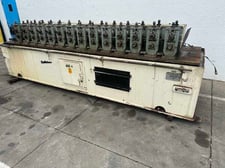 14 Stand, Dahlstrom #450-14-0B, rollformer, 1-3/4" roll shaft, 8" roll space, air clutch, 10 HP