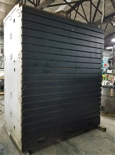 84" x 98" H x 55" D Heavy box style angle plates, pair