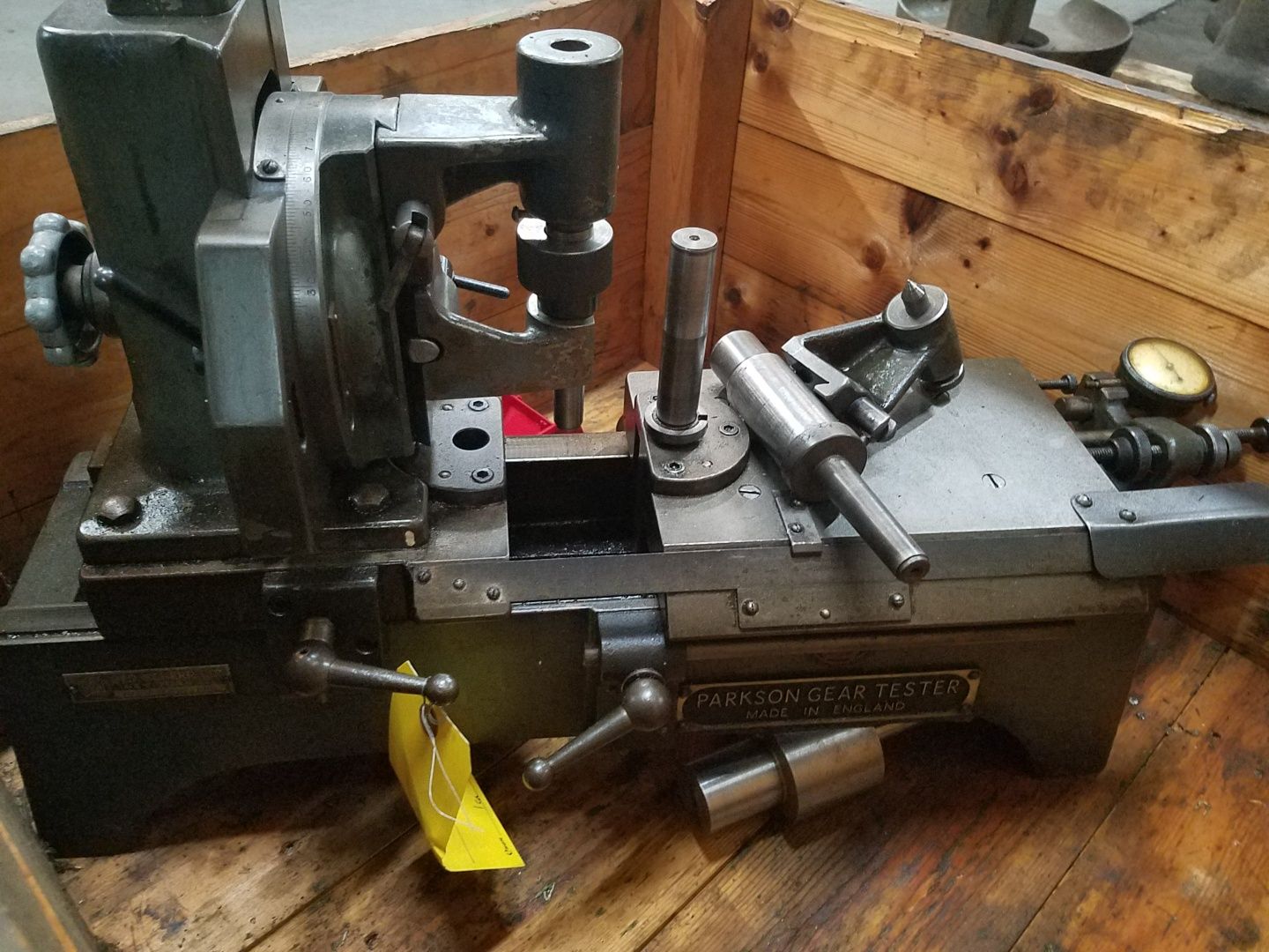 Parkson #350, precision worm gear tester