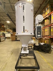 Shini #SHD500-T, hot air dryer w/hopper on cart