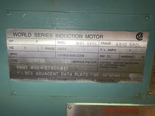 1250 HP 3600 RPM Teco Westinghouse, Frame 4510 SPCL, WPIBB, 2300/4160 Volts (4 available)