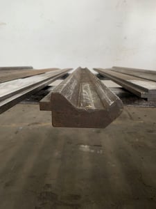 78" L, Press Brake Top Goose Neck Male Die