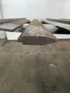 86" L, Press Brake Top 45 Degree Male Die