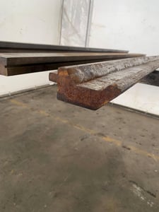 77" L, Press Brake Top Goose Neck Male Die, 3/4" width, 3-3/4" depth, 1/2" tang