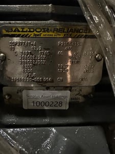 10 HP 1765 RPM Baldor, Frame L215T, 460 Volts, Squirrel Cage, refurbished
