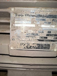 15 HP Magnetek, Frame 284T, 230/460 Volts, Squirrel Cage, electrically OK