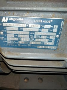20 HP 1755 RPM Magnetek, Fr. 256T, 230/460 Volts, Squirrel Cage, EOK