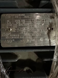 30 HP 1775 RPM GE, Fr. 286T, 460 Volts, Squirrel Cage, Refurb