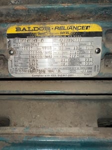 30 HP 1765 RPM Baldor, Fr. 286T, 460 Volts, Squirrel Cage, EOK