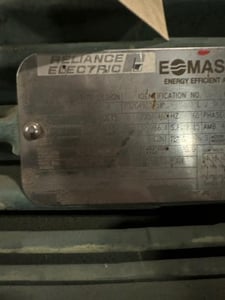 50 HP 1775 RPM Reliance, Fr. 326T, 230/460 Volts, Squirrel Cage, EOK