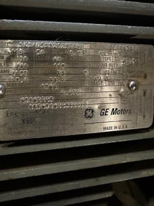 50 HP 1790 RPM GE, Fr. 405T, 460 Volts, Squirrel Cage, EOK
