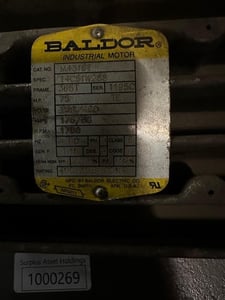 75 HP 1700 RPM Baldor, Frame 365T, 230/460 Volts, Squirrel Cage, Refurb