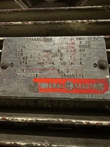 100 HP 1190 RPM GE, Fr. 4441, 460 Volts, Squirrel Cage, EOK