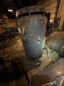 125 HP 1780 RPM GE, Fr. 6318P24, 460 Volts, Verticle Pump, Refurb
