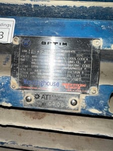 150 HP 1775 RPM Westinghouse, Fr. 446T, 460 Volts, Squirrel Cage, EOK