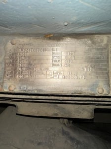 200 HP 1780 RPM Siemens, Frame 447T, squirrel cage, electrically OK, 460 Volts