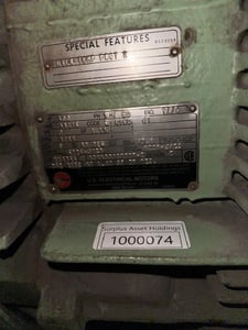 500 HP 1785 RPM US Electric, Fr. 5811S, 4160 Volts, Squirrel Cage, EOK