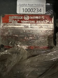 705 RPM General Electric, Frame 445T, 460 Volts, Squirrel Cage, refurbished