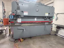 155 Ton, HTC #155-12H, Hydraulic Press Brake, 12' overall, 125" between housing, 8" throat, 5" stroke, 155-12H