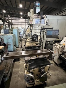 Chevalier #FM-3VKH, vertical mill, 10" x50" tbl., 3 HP, 60-4500 RPM, R-8, Millmate 2-Axis digital read out