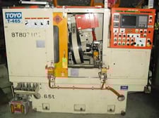 Toyo #T-465, Fanuc 160M CNC Control, automatic dress, power stocks, coolant system w/twin filters, 2001