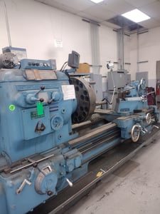 40" x 77" Lodge & Shipley, Heavy Duty Engine Lathe, 28" 4-Jaw chuck, Anilam Wizard 550 digital read out