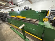 10 gauge x 10' Pexto #10-U-10, Mechanical Power Squaring Shear, 60 SPM, 7.5 HP,squaring arm, (2)sheet