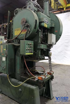 75 Ton, Danly #75, 5" stroke of slide, 15" Shut Height, 36" x24" bed, air clutch/brake1975, #50690