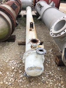 232 sq.ft. Ohmstede, heat exchanger, 50 psi shell, 150 psi tube, 122&deg;F shell, 176&deg;F tube, 1996