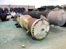 2000 sq.ft., 160 psi shell, Camden Alloy, heat exchanger, 160 psi tube, 366&deg;F shell, 366&deg;F tube